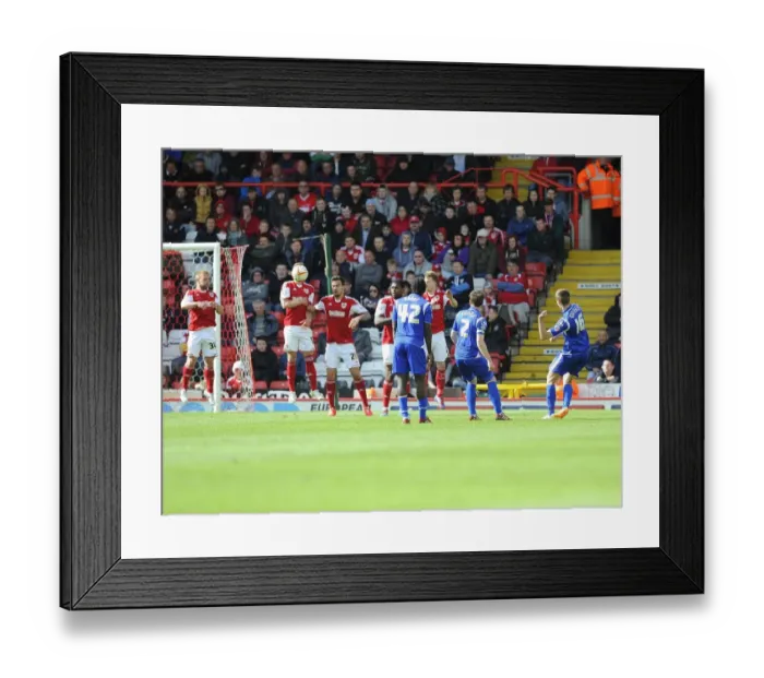 Framed Print : Bristol City vs Crewe: Jon Guthrie's Free Kick Threat at Ashton Gate, League One Football Action Framed Print : Bristol City vs Crewe: Jon Guthrie's Free Kick Threat at Ashton Gate, League One Football Action