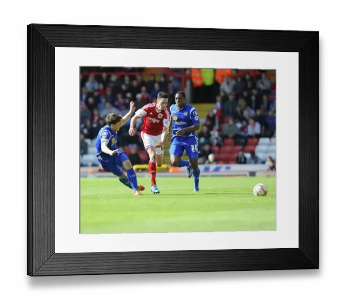 Framed Print : Battling for the Ball: Greg Cunningham vs. Matt Tootle - A Football Rivalry (April 2014) Framed Print : Battling for the Ball: Greg Cunningham vs. Matt Tootle - A Football Rivalry (April 2014)