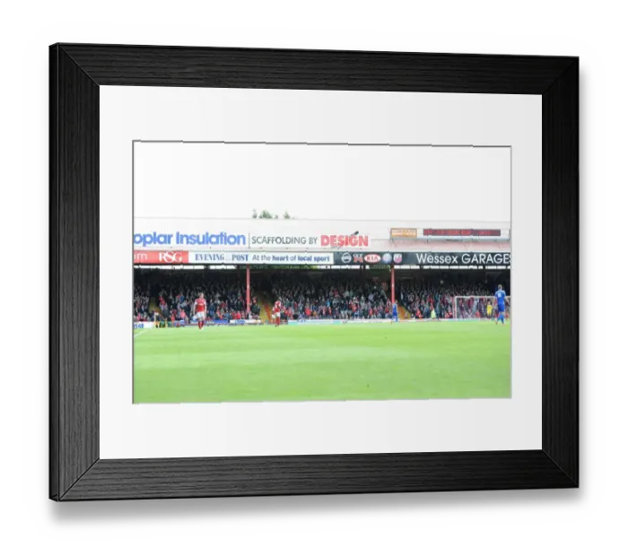 Framed Print : Intense League One Showdown: Bristol City vs. Crewe at Ashton Gate