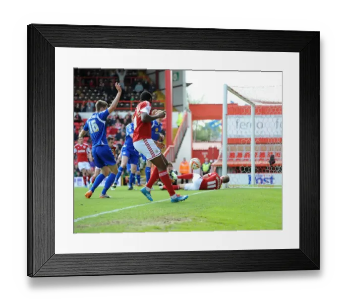 Framed Print : Bristol City vs Crewe: Jay Emmanuel-Thomas Blocked Shot at Ashton Gate, Sky Bet League One Framed Print : Bristol City vs Crewe: Jay Emmanuel-Thomas Blocked Shot at Ashton Gate, Sky Bet League One