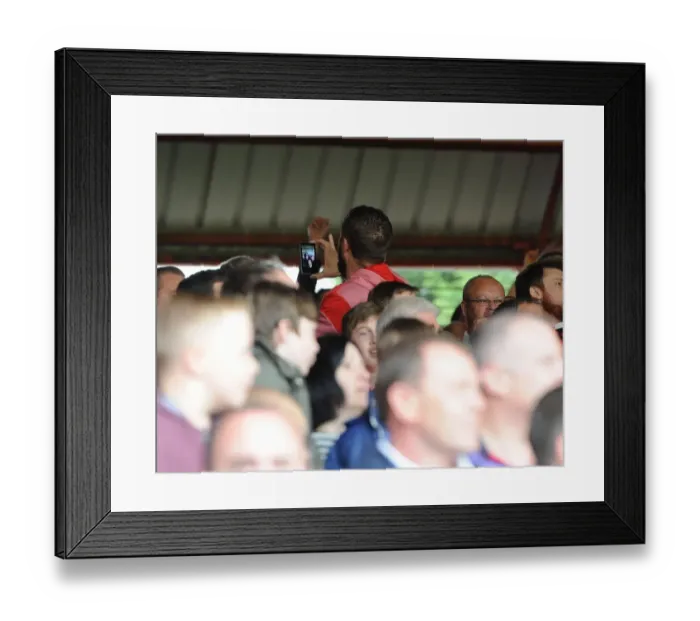 Framed Print : Passionate East End Fans: Intense Moment at Bristol City vs Crewe, Ashton Gate, 2014