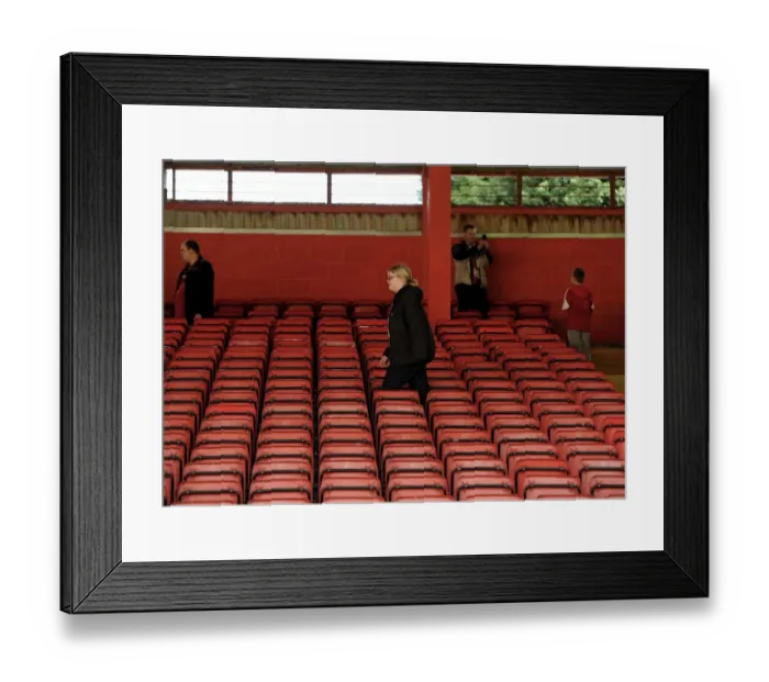 Framed Print : Last Glimpse: Bristol City Fans Bid Farewell to East End before Demolition at Ashton Gate