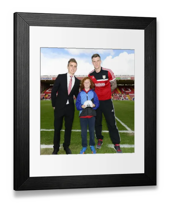 Framed Print : Thrilling Sky Bet League One Showdown: Bristol City vs Crewe at Ashton Gate (April 2014)