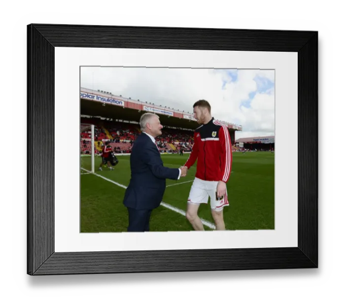 Framed Print : Bristol City vs Crewe: Sky Bet League One Showdown at Ashton Gate - 26 / 04 / 2014