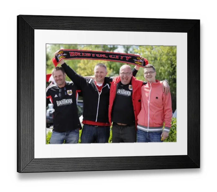 Framed Print : Bristol City Fans in Full Force at Crawley Town's Checkatrade Stadium, Sky Bet League One Match, 03.05.2014 Framed Print : Bristol City Fans in Full Force at Crawley Town's Checkatrade Stadium, Sky Bet League One Match, 03.05.2014