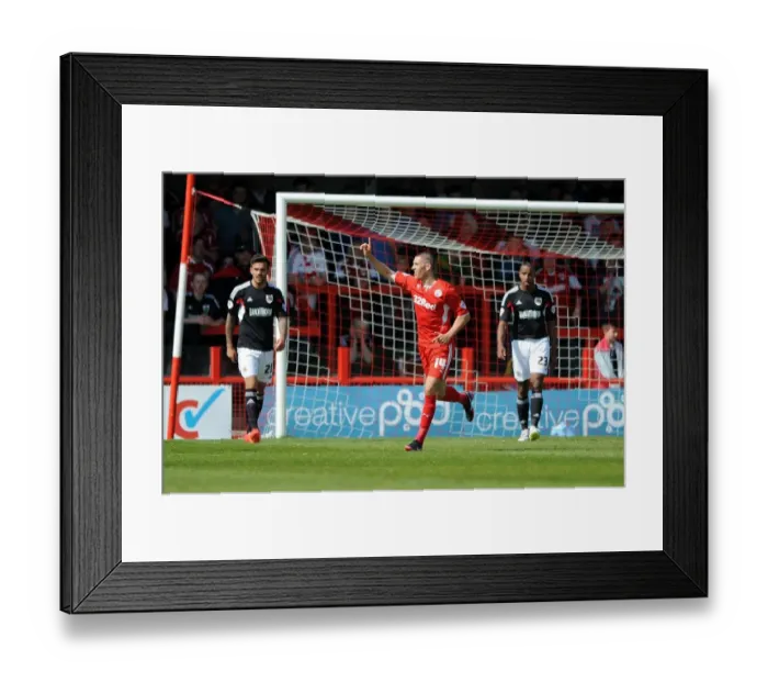 Framed Print : Jamie Proctor's Goal Celebration: Crawley Town vs. Bristol City, May 3, 2014 (Sky Bet League One) Framed Print : Jamie Proctor's Goal Celebration: Crawley Town vs. Bristol City, May 3, 2014 (Sky Bet League One)