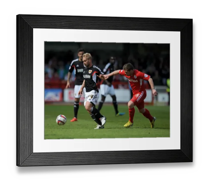 Framed Print : Bristol City's Simon Gillett Fends Off Dannie Bulman in Sky Bet League One Clash Framed Print : Bristol City's Simon Gillett Fends Off Dannie Bulman in Sky Bet League One Clash