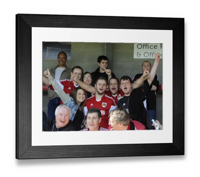Framed Print : Bristol City Fans in Full Force at Checkatrade Stadium Framed Print : Bristol City Fans in Full Force at Checkatrade Stadium