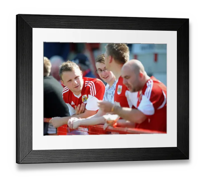 Framed Print : Bristol City Fans in Full Force at Checkatrade Stadium Framed Print : Bristol City Fans in Full Force at Checkatrade Stadium