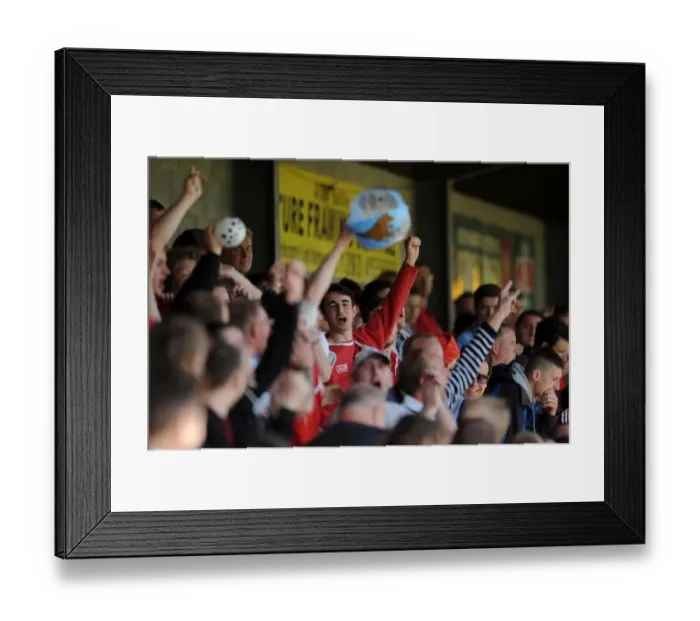 Framed Print : Bristol City Fans in Full Force at Checkatrade Stadium Framed Print : Bristol City Fans in Full Force at Checkatrade Stadium