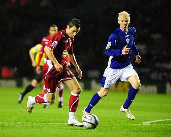 09-10 Season Showdown: Leicester City vs. Bristol City - A Football Battle