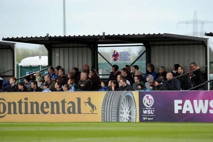 Framed Print : 1, 300 Strong: Bristol Academy vs. Chelsea Ladies - FA Womens Super League Match at Gifford Stadium Framed Print : 1, 300 Strong: Bristol Academy vs. Chelsea Ladies - FA Womens Super League Match at Gifford Stadium