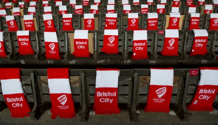 Framed Print : 12, 000 Scarves Distributed: The Excitement Builds at Ashton Gate Before Bristol City vs. West Ham United (FA Cup Fourth Round) Framed Print : 12, 000 Scarves Distributed: The Excitement Builds at Ashton Gate Before Bristol City vs. West Ham United (FA Cup Fourth Round)