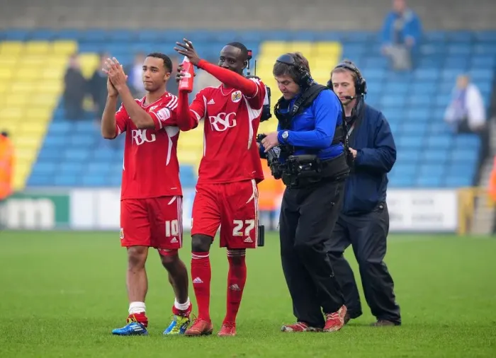 Framed Print : 2011 Championship: Nicky Maynard Congratulates Albert Adomah on Man of the Match Award at Selhurst Park Framed Print : 2011 Championship: Nicky Maynard Congratulates Albert Adomah on Man of the Match Award at Selhurst Park