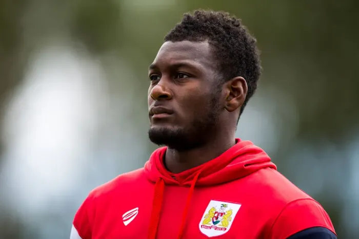 Framed Print : Aaron Pierre in Pre-season Action: Guernsey FC vs. Bristol City, 2017 Framed Print : Aaron Pierre in Pre-season Action: Guernsey FC vs. Bristol City, 2017