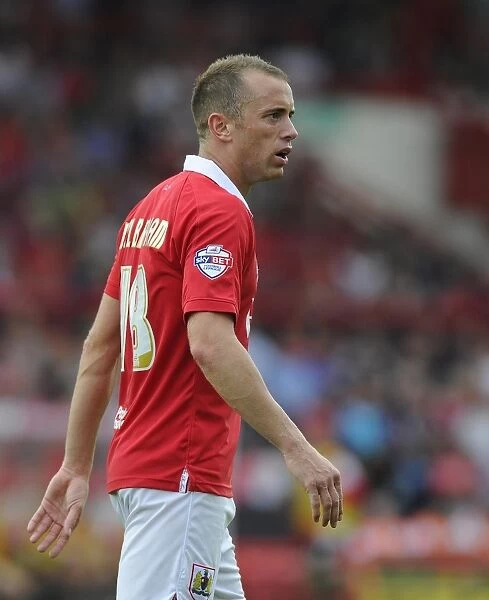 Aaron Wilbraham in Action: Bristol City vs Scunthorpe United, September 6, 2014 - Sky Bet League One Football Match