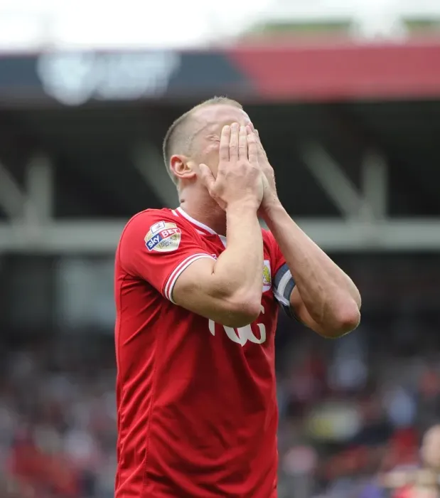 Framed Print : Aaron Wilbraham in Action: Bristol City vs Brentford, Sky Bet Championship, Ashton Gate Framed Print : Aaron Wilbraham in Action: Bristol City vs Brentford, Sky Bet Championship, Ashton Gate