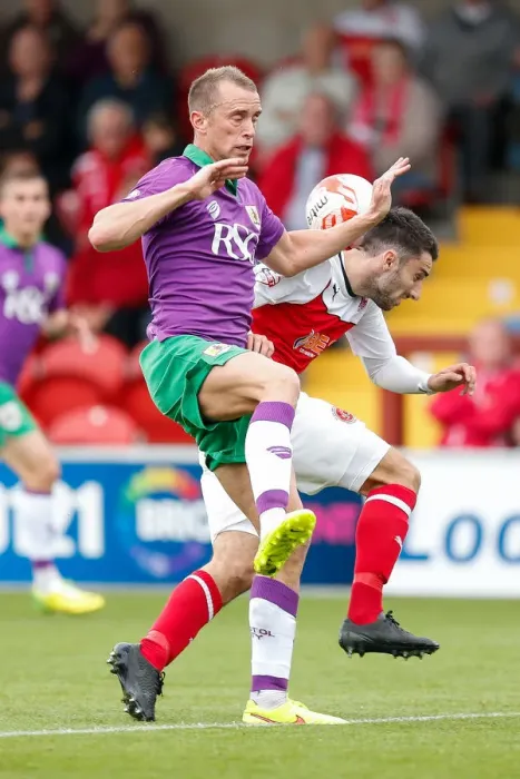 Framed Print : Aaron Wilbraham in Action: Fleetwood Town vs. Bristol City, Sky Bet League 1, 2014 Framed Print : Aaron Wilbraham in Action: Fleetwood Town vs. Bristol City, Sky Bet League 1, 2014