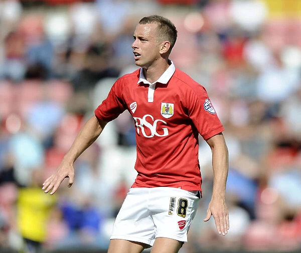 Aaron Wilbraham of Bristol City in Action Against Colchester United, Sky Bet League One, 2014