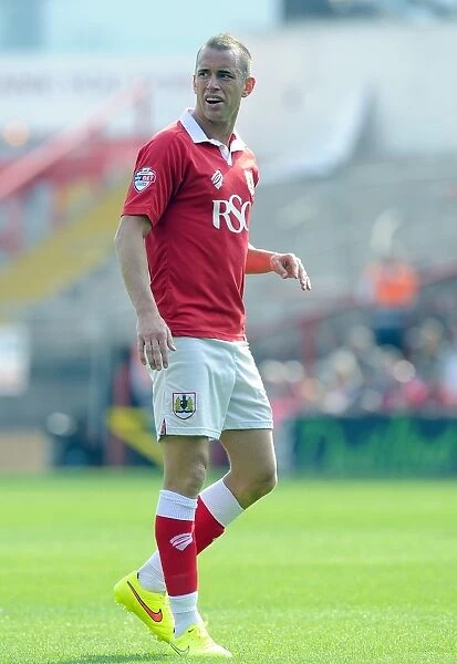 Aaron Wilbraham of Bristol City in Action against Scunthorpe United, September 6, 2014