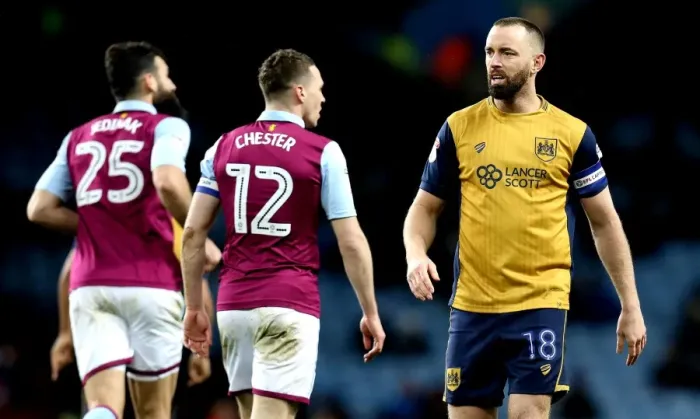 Framed Print : Aaron Wilbraham of Bristol City vs Aston Villa at Villa Park, 2017 - Sky Bet Championship Football Match Framed Print : Aaron Wilbraham of Bristol City vs Aston Villa at Villa Park, 2017 - Sky Bet Championship Football Match