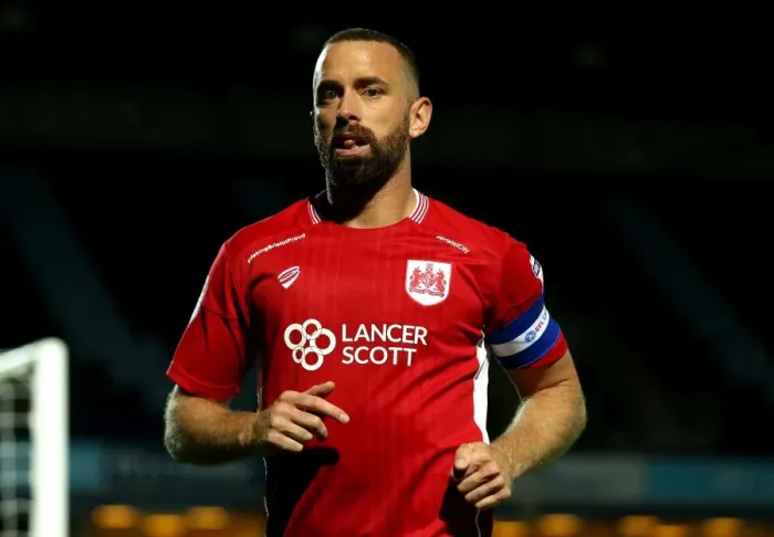 Framed Print : Aaron Wilbraham Leads Bristol City in EFL Cup Battle against Wycombe Wanderers
