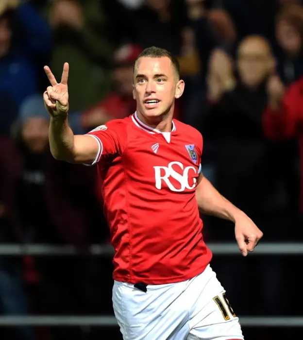 Framed Print : Aaron Wilbraham's Double: Bristol City's 2-0 Lead Against Nottingham Forest at Ashton Gate Stadium, 2015 Framed Print : Aaron Wilbraham's Double: Bristol City's 2-0 Lead Against Nottingham Forest at Ashton Gate Stadium, 2015