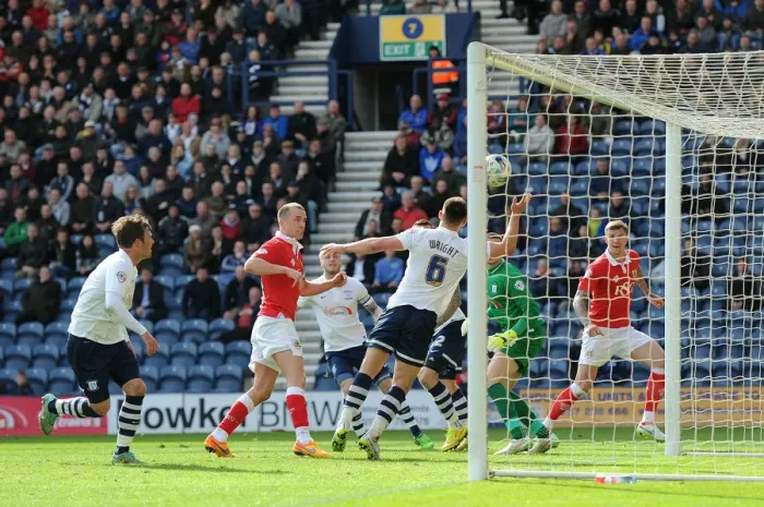 Framed Print : Aaron Wilbraham's Equalizer: Preston North End vs. Bristol City, Sky Bet League One, 11-04-2015 Framed Print : Aaron Wilbraham's Equalizer: Preston North End vs. Bristol City, Sky Bet League One, 11-04-2015