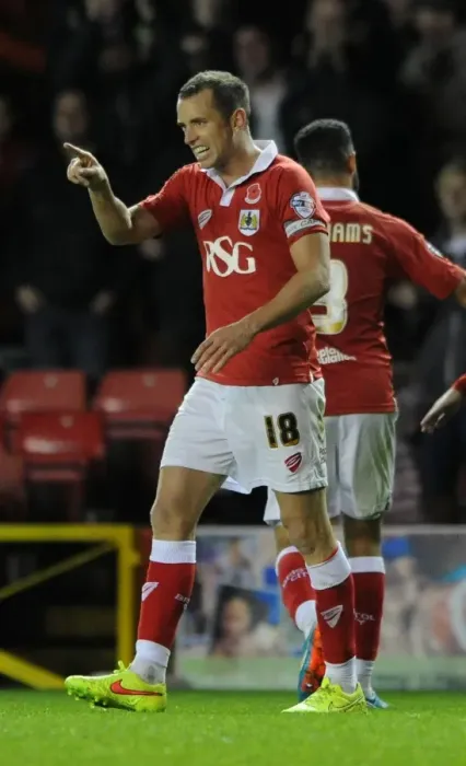 Framed Print : Aaron Wilbraham's Euphoric Goal Celebration: Bristol City's Victory in Johnstone Paint Trophy Framed Print : Aaron Wilbraham's Euphoric Goal Celebration: Bristol City's Victory in Johnstone Paint Trophy