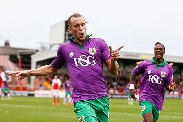 Aaron Wilbraham's Goal: Bristol City's 1-3 Lead Over Fleetwood Town, 2014