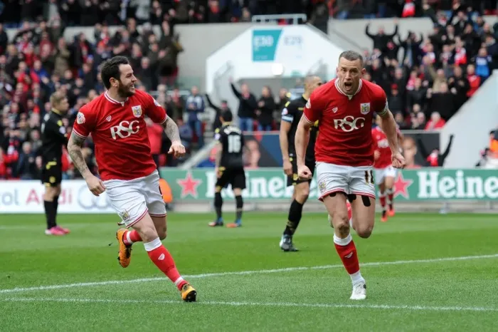 Framed Print : Aaron Wilbraham's Thrilling Goal Celebration: Bristol City vs. Bolton Wanderers (19 / 03 / 2016) Framed Print : Aaron Wilbraham's Thrilling Goal Celebration: Bristol City vs. Bolton Wanderers (19 / 03 / 2016)