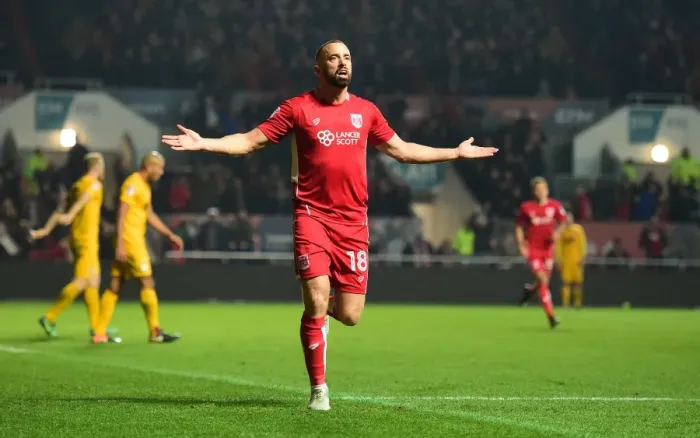 Framed Print : Aaron Wilbraham's Thrilling Goal Celebration vs. Preston North End (17 / 12 / 2016) Framed Print : Aaron Wilbraham's Thrilling Goal Celebration vs. Preston North End (17 / 12 / 2016)