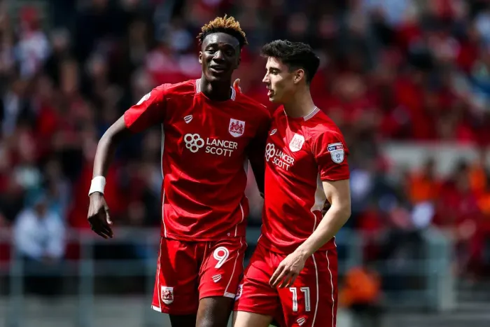 Framed Print : Abraham and O'Dowda in Action: Bristol City vs Birmingham City, Ashton Gate Stadium, 2017 (Sky Bet Championship) Framed Print : Abraham and O'Dowda in Action: Bristol City vs Birmingham City, Ashton Gate Stadium, 2017 (Sky Bet Championship)