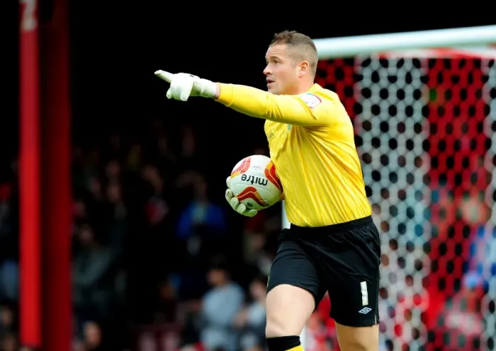 Framed Print : Action-Packed Championship Clash: Paul Robinson of Blackburn Rovers in Focus at Ashton Gate Stadium - September 15, 2012 (Bristol City vs. Blackburn Rovers)