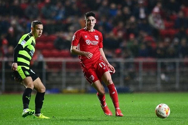 Action-Packed Performance: Callum O'Dowda Shines for Bristol City Against Huddersfield Town (Sky Bet Championship, March 17, 2017)