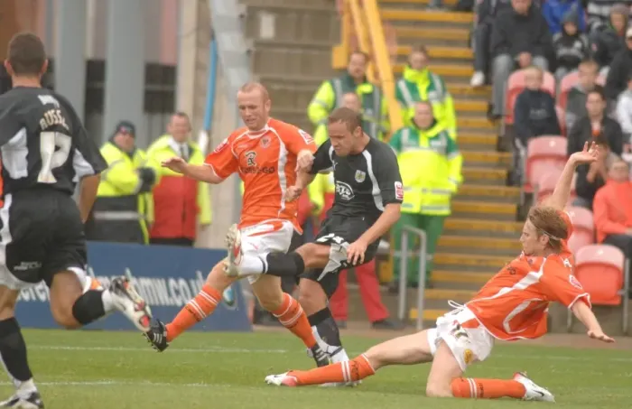Framed Print : Action-Packed Rivalry: Lee Trundle vs. Blackpool vs. Bristol City Framed Print : Action-Packed Rivalry: Lee Trundle vs. Blackpool vs. Bristol City