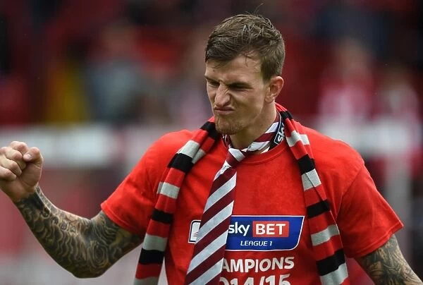 Aden Flint in Action: Bristol City vs Walsall, Sky Bet League One, May 2015
