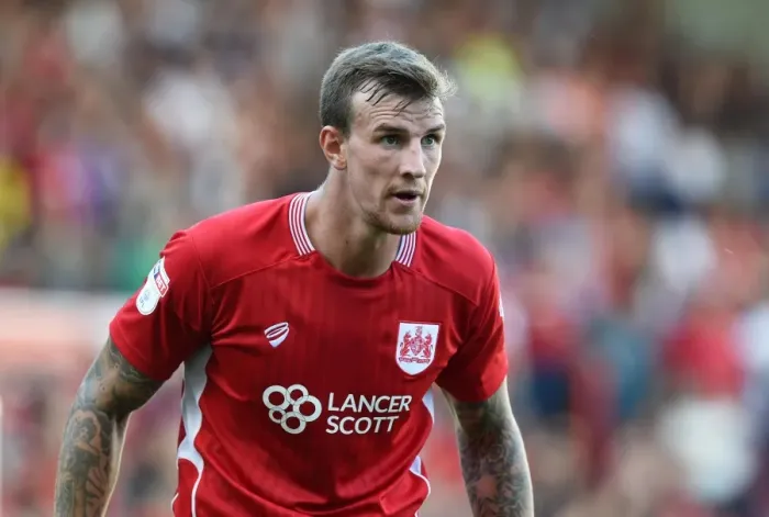 Framed Print : Aden Flint in Action: Bristol City vs Wigan Athletic, Sky Bet Championship, Ashton Gate, 2016