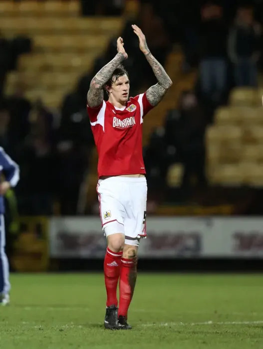 Framed Print : Aden Flint in Action: Notts County vs. Bristol City, League One, 2013 Framed Print : Aden Flint in Action: Notts County vs. Bristol City, League One, 2013