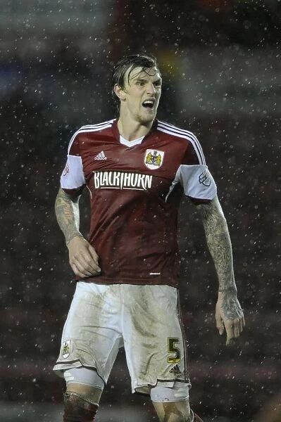 Aden Flint of Bristol City in Action Against Coventry City - Sky Bet League One, February 4, 2014