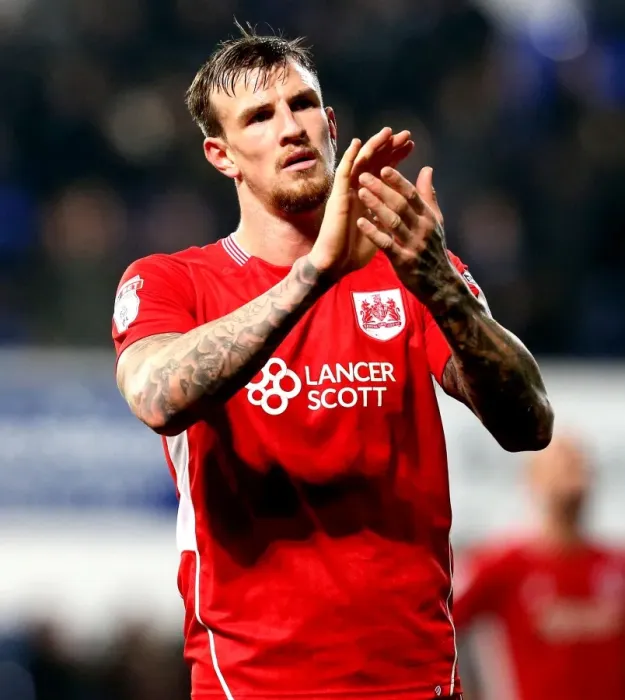 Framed Print : Aden Flint of Bristol City in Action at Ipswich Town, Sky Bet Championship (December 2016)