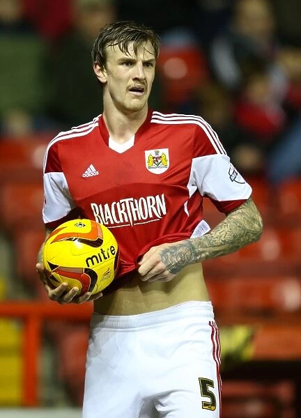 Aden Flint of Bristol City in Action Against Leyton Orient - Sky Bet League One, 2013