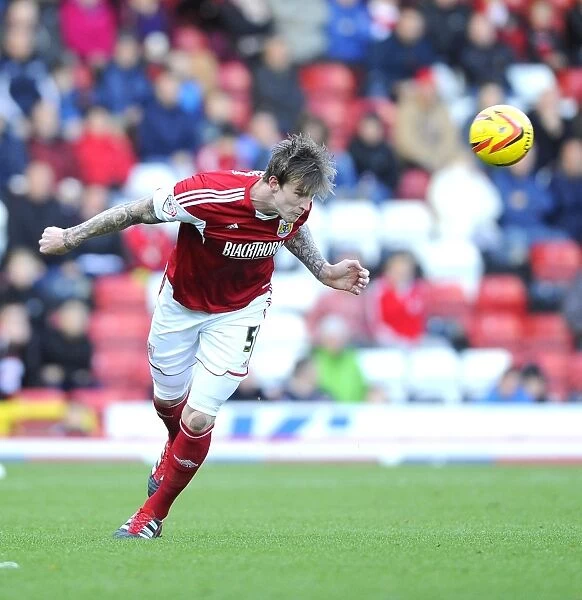 Aden Flint of Bristol City in Action Against Oldham Athletic, Sky Bet League One, November 2013