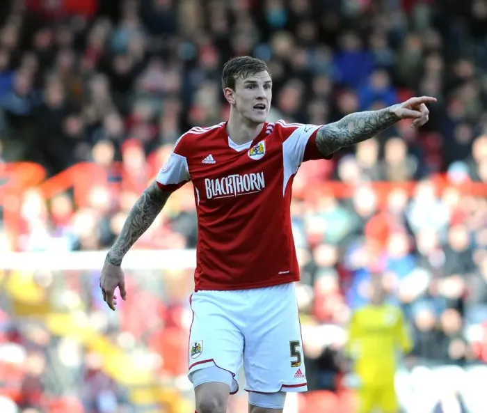 Framed Print : Aden Flint of Bristol City in Action Against Tranmere Rovers, Sky Bet League One, 2014