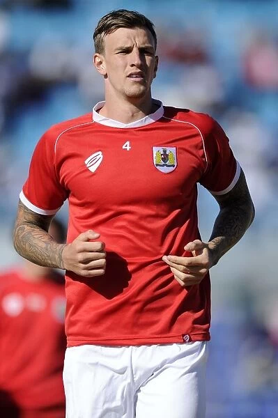 Aden Flint of Bristol City Faces Off Against Extension Gunners in Botswana, 2014