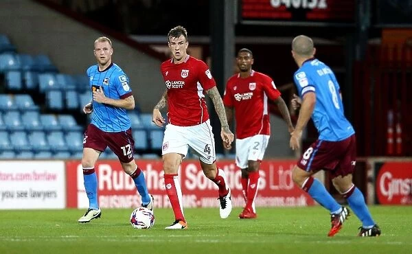 Aden Flint Charges Forward: Scunthorpe United vs. Bristol City, 23rd August 2016