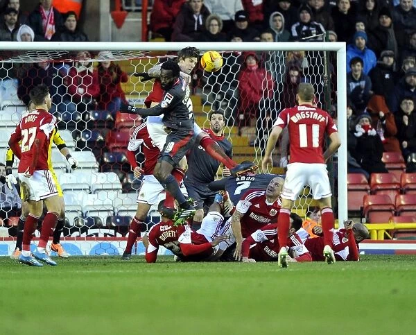 Aden Flint Clears the Danger: Bristol City vs Carlisle United, 2014