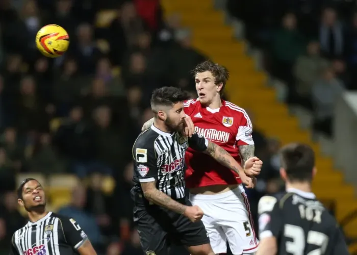Framed Print : Aden Flint Goes for Glory: Notts County vs. Bristol City, League One Football Action (December 2013) Framed Print : Aden Flint Goes for Glory: Notts County vs. Bristol City, League One Football Action (December 2013)