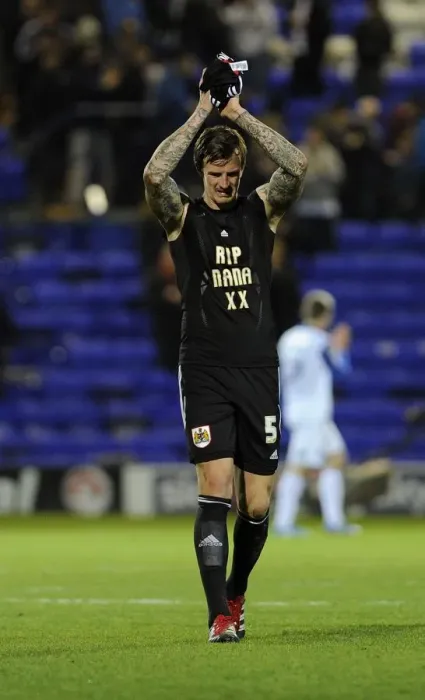 Framed Print : Aden Flint Honors Nana in Emotional Tribute: Tranmere v Bristol City, 16th November 2013 Framed Print : Aden Flint Honors Nana in Emotional Tribute: Tranmere v Bristol City, 16th November 2013
