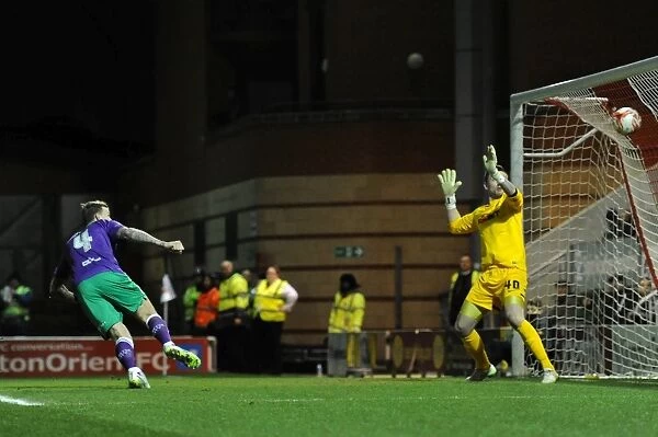 Aden Flint Scores for Bristol City against Leyton Orient, Sky Bet League One, 2015